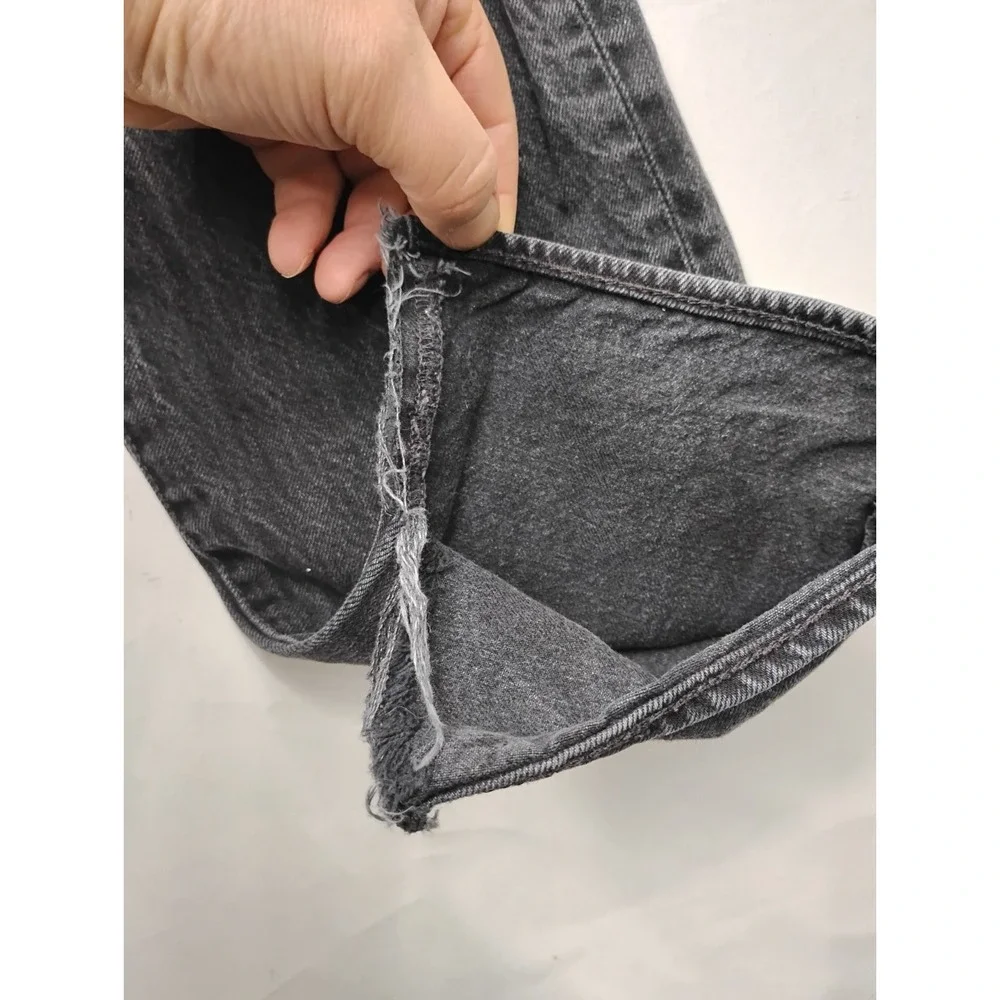 Levis Jeans 501 CT Tapered Button Fly Faded Black‎ Wash 38x34 (fit 36x31)